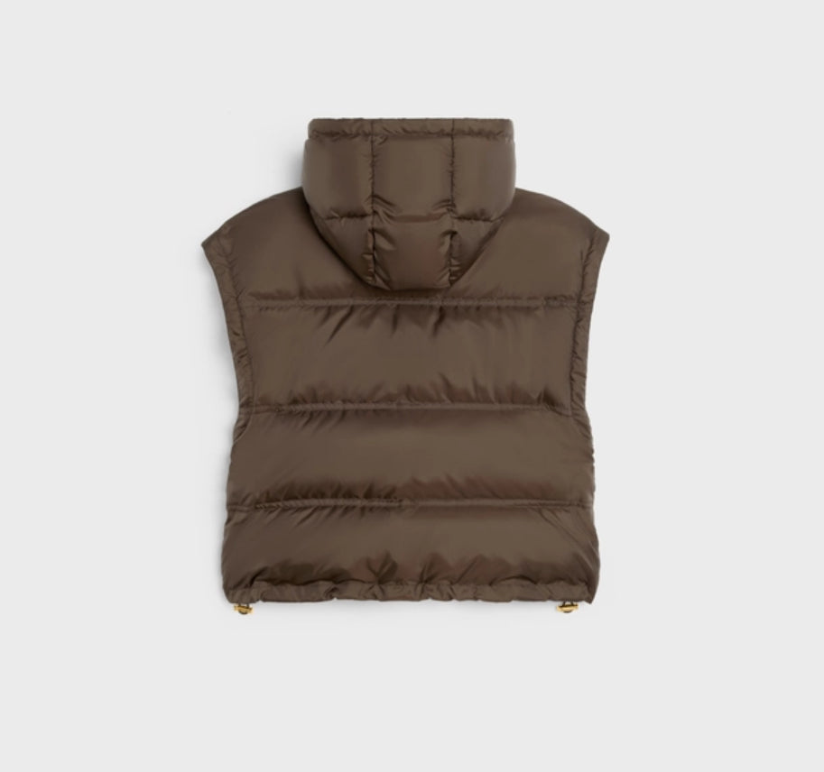 Celine triomphe cropped down jacket in lightweight nylo ,celine online shop,celine outlet ,celine ,celine 2W661901V.19CO ,cel