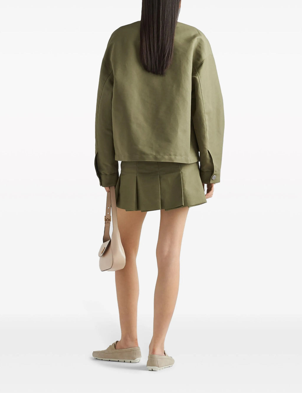 Winniemodo,Winnie modo,Prada 29Y103SOOO11HJ,Prada triangle logo blouson jacket,Prada jacket,Prada jacket sale,Prada jacket gr