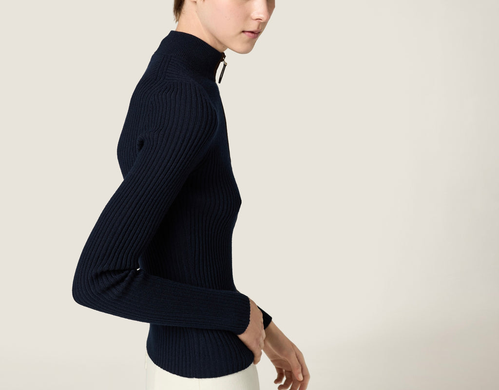 Winniemodo,Winniemodony,MIU MIU MMF992,Miu Miu cashmere zip up cardigan,Miu Miu zip up cardigan womens,Miu Miu zip up knit ja