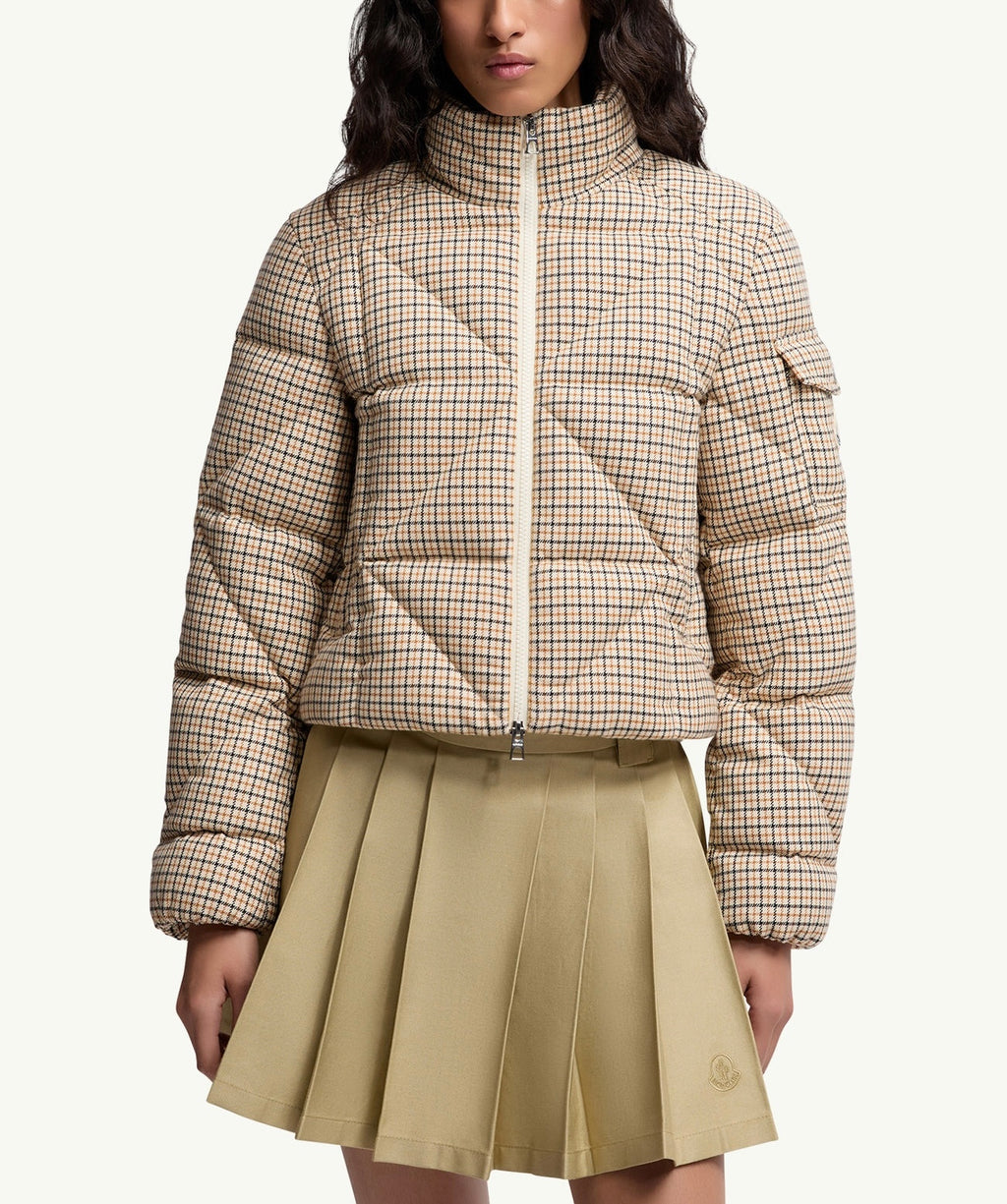 Winniemodo,Winniemodony,Moncler K20931A00098598NZ,Moncler Keros diamond short down,Moncler checkered down jacket,Moncler down
