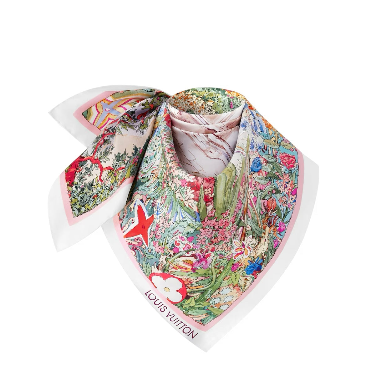 Lv M90830,Lv M93378,Louis Vuitton silk scarf,Lv silk scarf,Louis Vuitton art silk scarf,Lv silk 90,Louis Vuitton pink silk sc