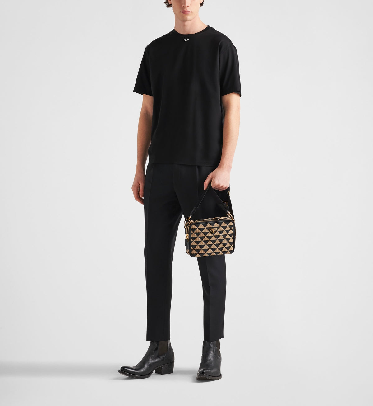 Winniemodo,Winniemodony,Prada UJN843,Prada cotton T-shirt,Prada tee men,Prada t-shirt men sale,Prada tee men,Prada t-shirt me