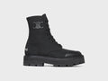 Celine bulky laced up boot in nylon and shiny bull,celine BOOTS,celine women's BOOTS,celine 345597004C,celine boots online sh