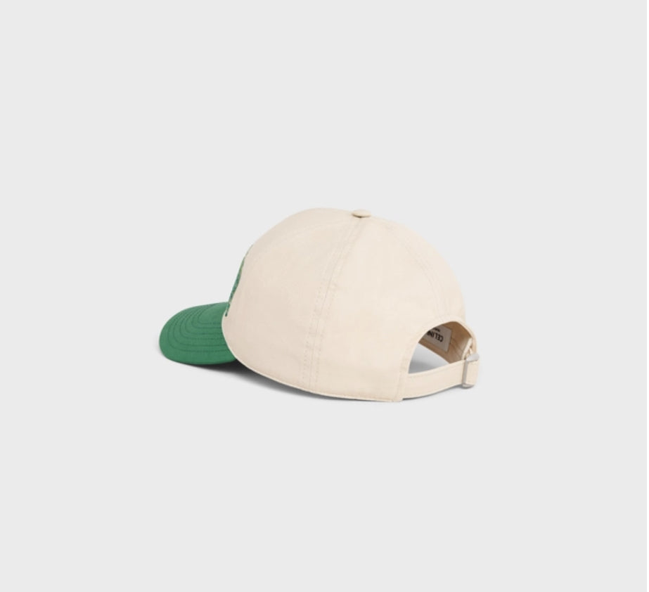 Celine college baseball cap in cotton,Celine 2AK04969P,Celine baseball cotton cap,Celine baseball cap navy,Celine baseball ca