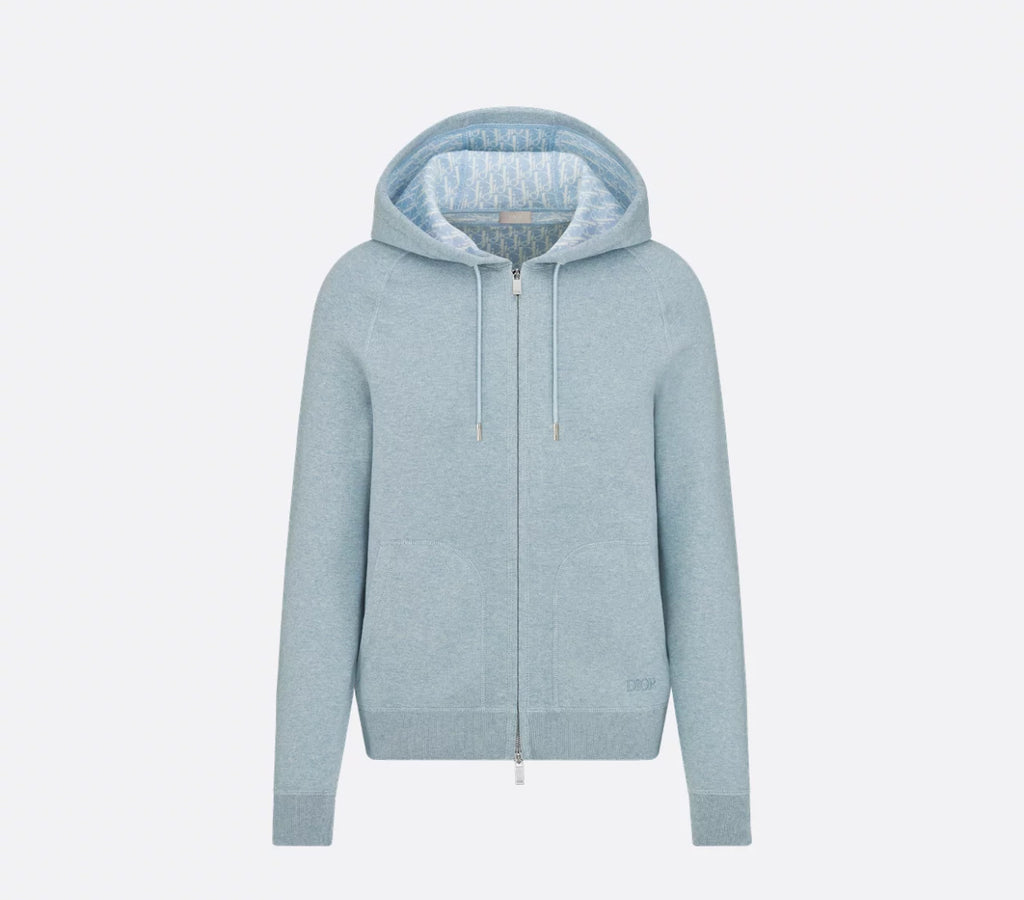 Winniemodo,Winniemodony,Dior 113M221AT225,Dior hooded track jacket,Dior zip up jacket,Dior zip up jacket mens,Dior zip up blu