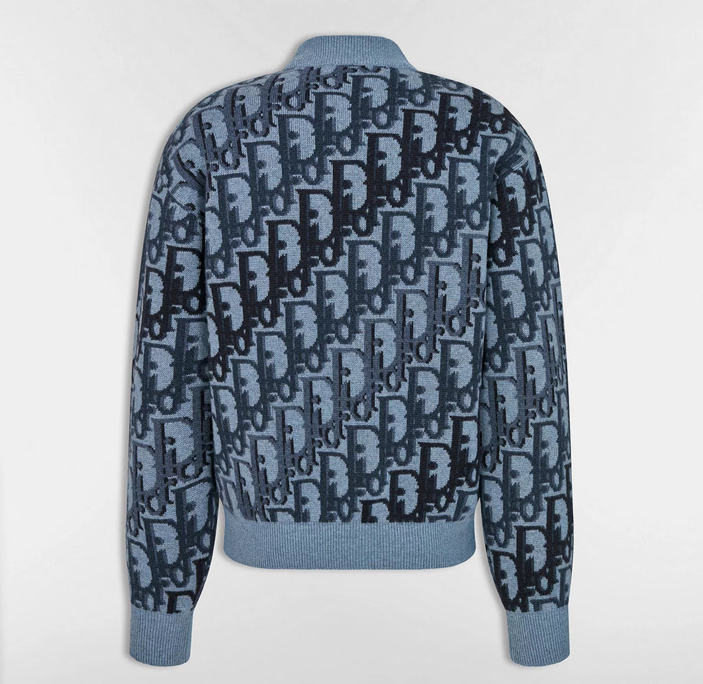 Winniemodo,Winniemodony,Dior 613M403A2026,Dior oblique jacket,Dior oblique jacket sale,Dior monogram jacket blue,Dior zip up