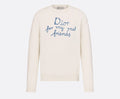 Dior 583M618A3003,Dior Hylton Nel sweater,Dior Hylton Nel white sweater,Dior white sweater,Dior for my real friends sweater,D