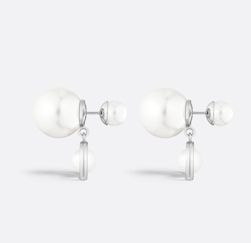 Dior tribales earrings,Dior pearls earrings,Dior pearls earrings CD logo,Dior pearls earrings gold,Dior pearls earrings silve