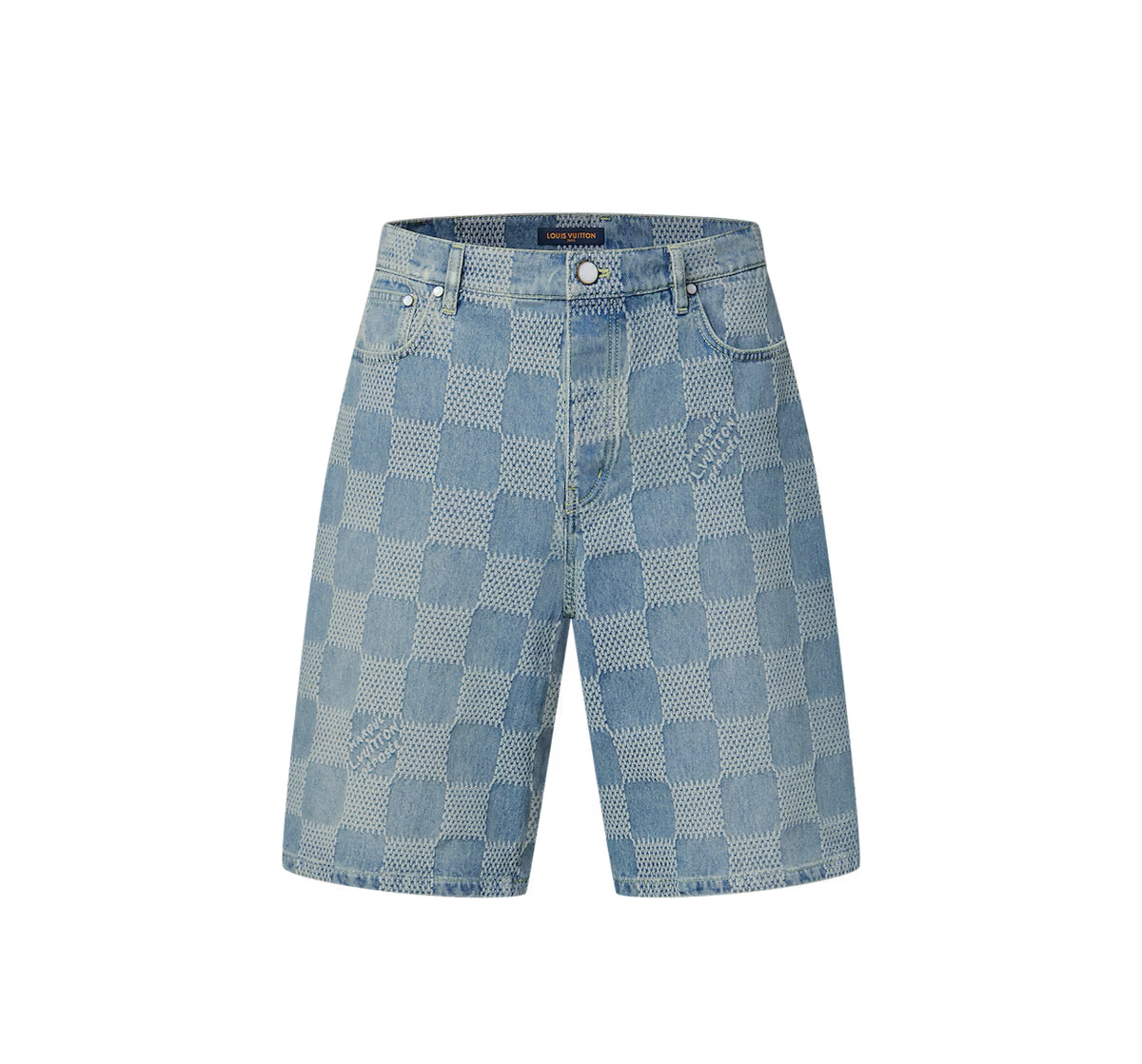 Winniemodo,Winnie modo,Louis Vuitton 1AHVDS,LV 1AHVDS,Louis Vuitton Damier Denim Shorts,LV Damier Denim Shorts,Louis Vuitton