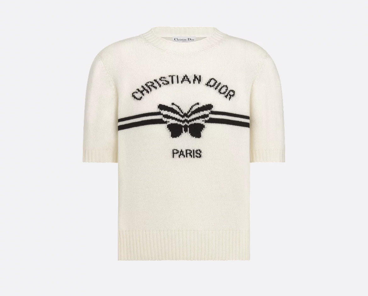 Dior 524S98A0057,Dior sweater white,Dior sweater women,Dior sweater women white,Dior sweater cashmere,Dior sweater,Dior sweat