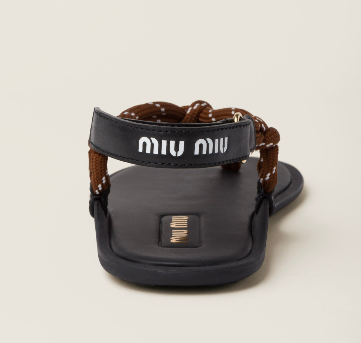 Winniemodo,Winnie modo,MIU MIU 5Y184E,Miu Miu Riviere cord leather sandals,MIU MIU thong sandals,MIU MIU rope sandals,MIU MIU