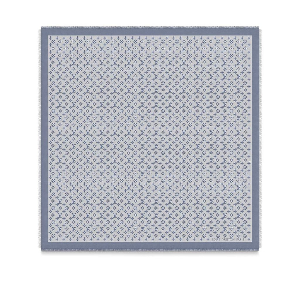 Louis Vuitton monogram denim shawl