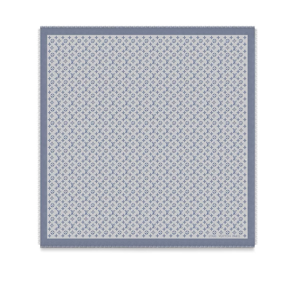Louis Vuitton monogram denim shawl
