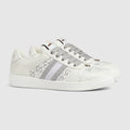 Gucci 732193FADQ7,Gucci screener sneaker,Gucci GG crystal sneaker,Gucci GG Crystal grey sneaker,Gucci Rhinestone sneaker,Gucc