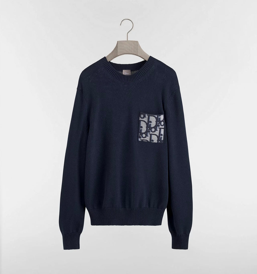 Winniemodo,Winniemdony,Dior 683M677A7045,Dior oblique sweater,Dior knit sweater navy,Dior knit sweater sale,Dior knit sweater