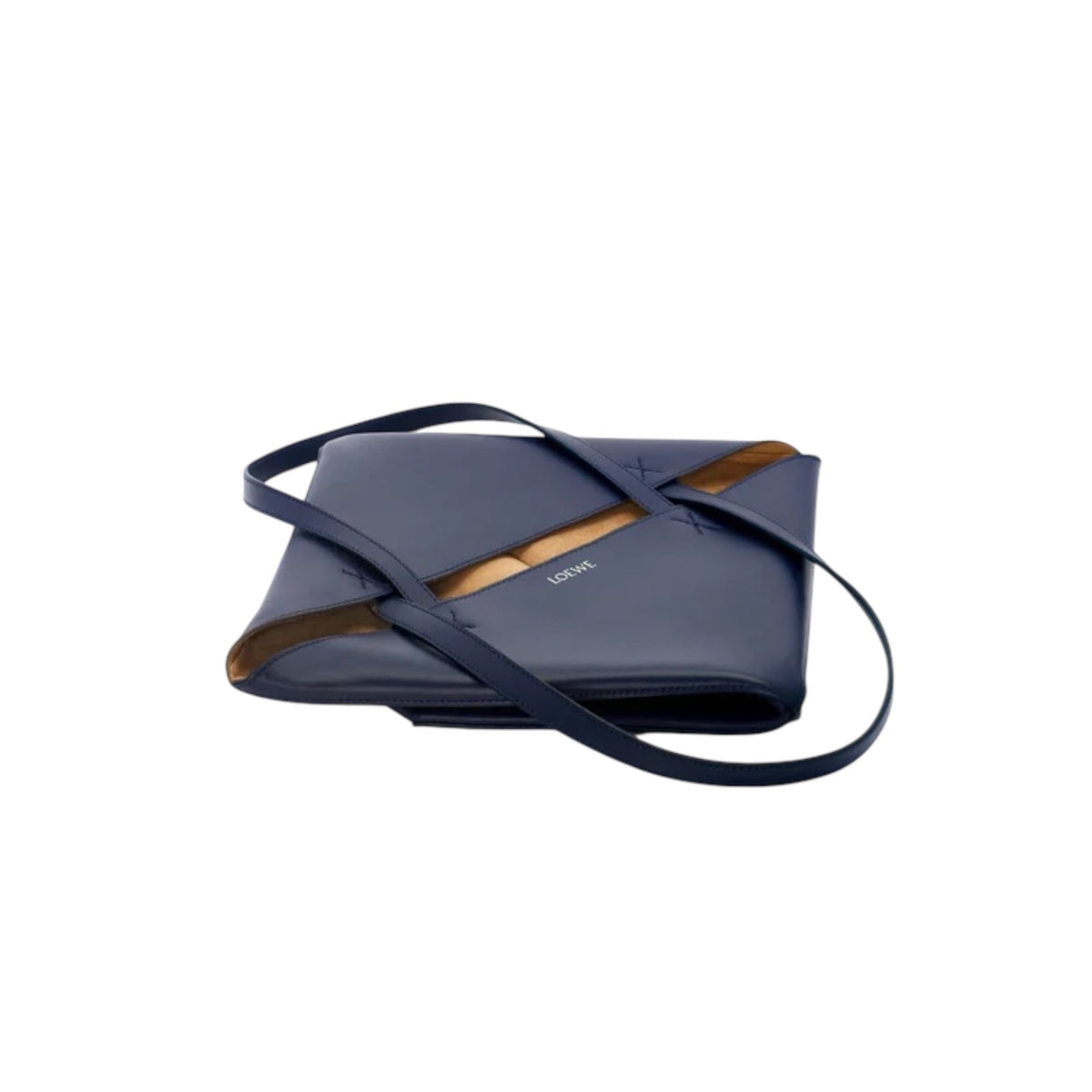 Loewe IDA657G50X01,Loewe Medium Puzzle Fold tote in shiny calfskin,Loewe puzzle fold tote bag,Loewe puzzle tote bag,Loewe blu