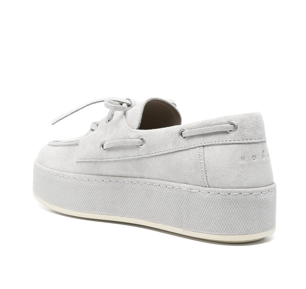 Winniemodo,Winnie modo,Hogan H681 loafer,Hogan H681 suede platform shoes,Hogan H681 grey,Hogan loafer,Hogan platform loafer,H