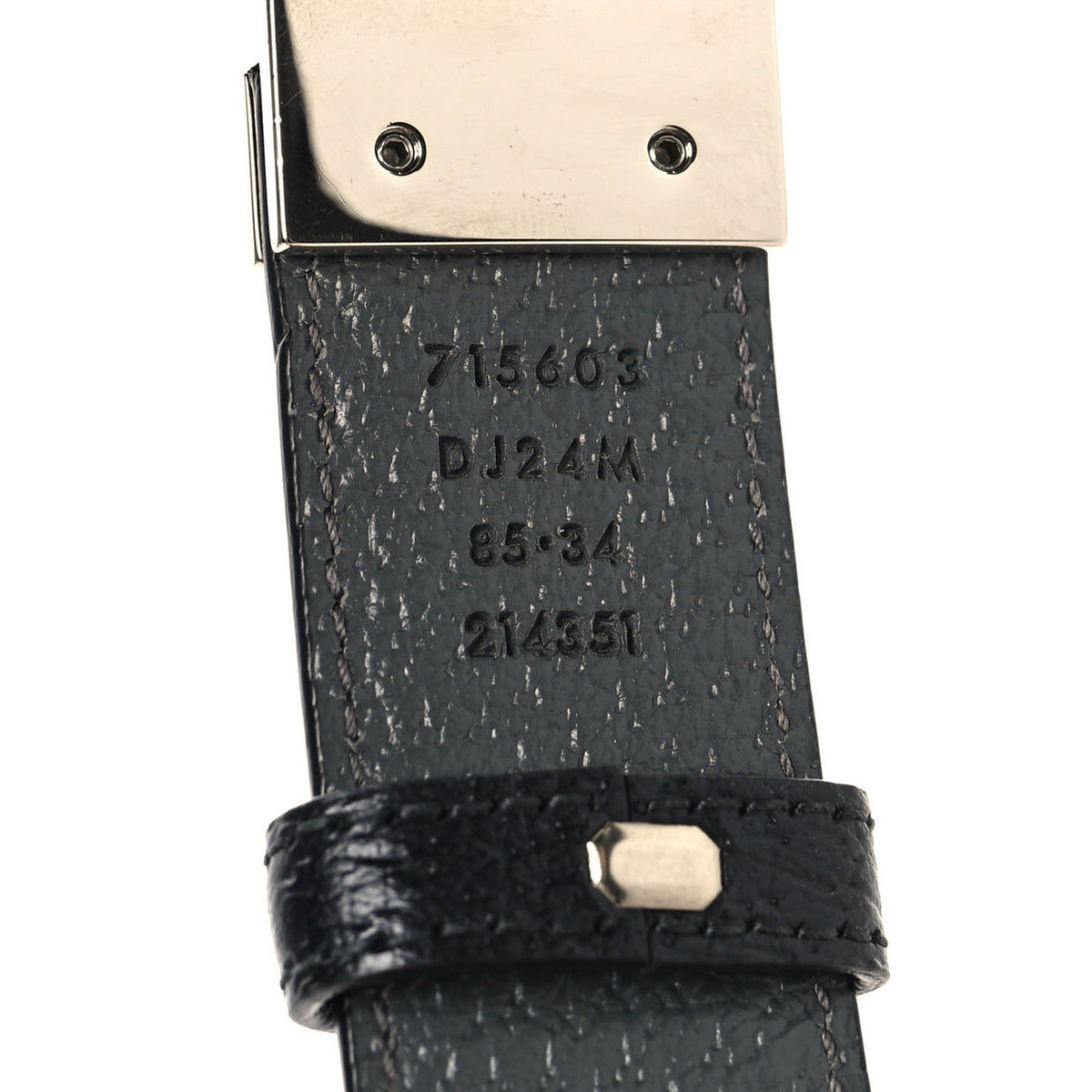Gucci reversible square interlocking G belt