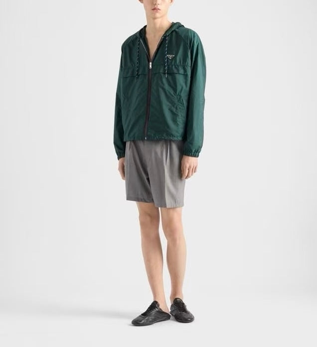 Prada SGC864,Winniemodo,Winnie modo,Prada re-nylon jacket,Prada zip up jacket,Prada zip up jacket sale,Prada jacket green,Pra