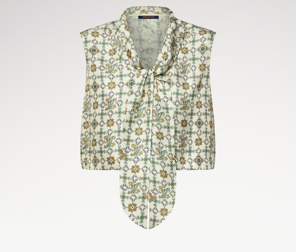 Winniemodo,Winniemodony,Louis Vuitton 1AJHJQ,Louis Vuitton cropped Nouveau blouse,Louis Vuitton top sleeveless,Louis Vuitton