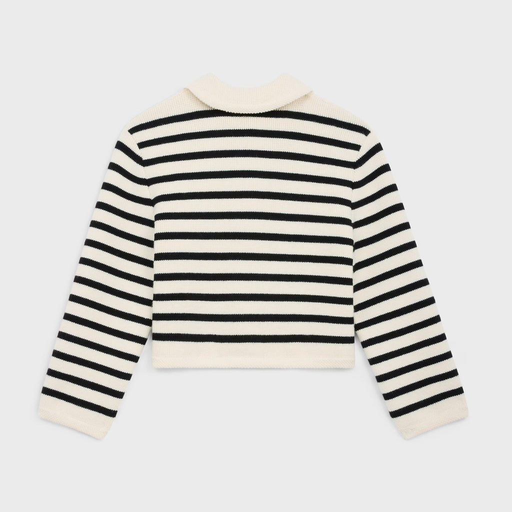 Winniemodo,Winnie modo,Celine RV09O570P.60EB,Celine cardigan jacket in striped wool,Celine jacket,Celine jacket sale,Celine c