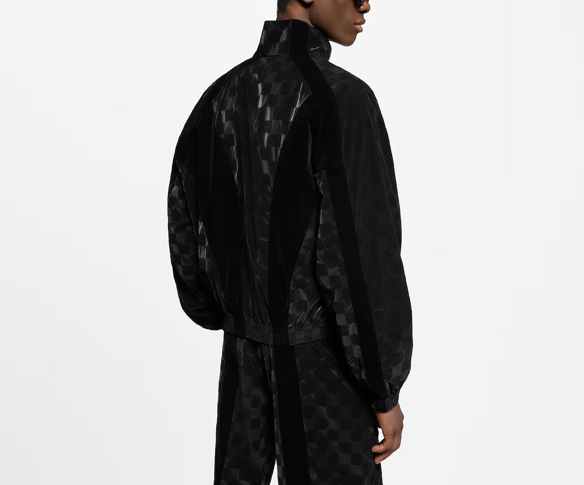 Winniemodo,Winnie modo,Louis Vuitton 1AHBG3,LV 1AHBG3,Louis Vuitton Damier tracksuit top,LV DAMIER jacket,Louis Vuitton black
