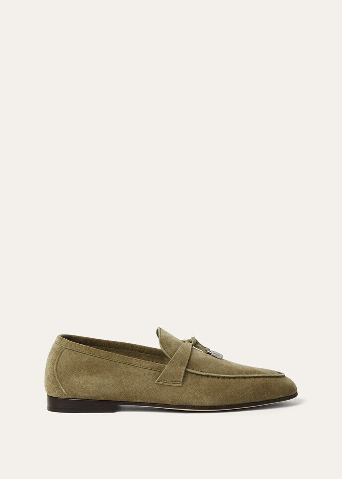 Winniemodo,Winniemodony,Loro Piana FAQ9903,Loro Piana loafer women,Loro Piana Joan,Loro Piana loafer green,Loro Piana loafer