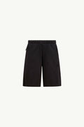 Moncler K10912B0000759865,Moncler logo patch shorts,Moncler black shorts,Moncler black shorts mens,Moncler shorts,Moncler bla