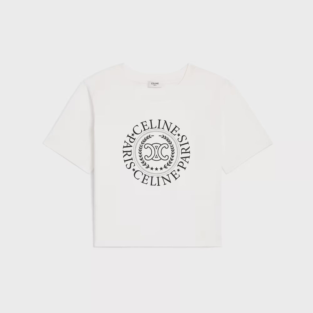 Winniemodo,Winnie modo,Celine RX0AR507Z,Celine boxy T-shirt in cotton jersey,Celine t-shirt white,Celine boxy tee,Celine t-sh