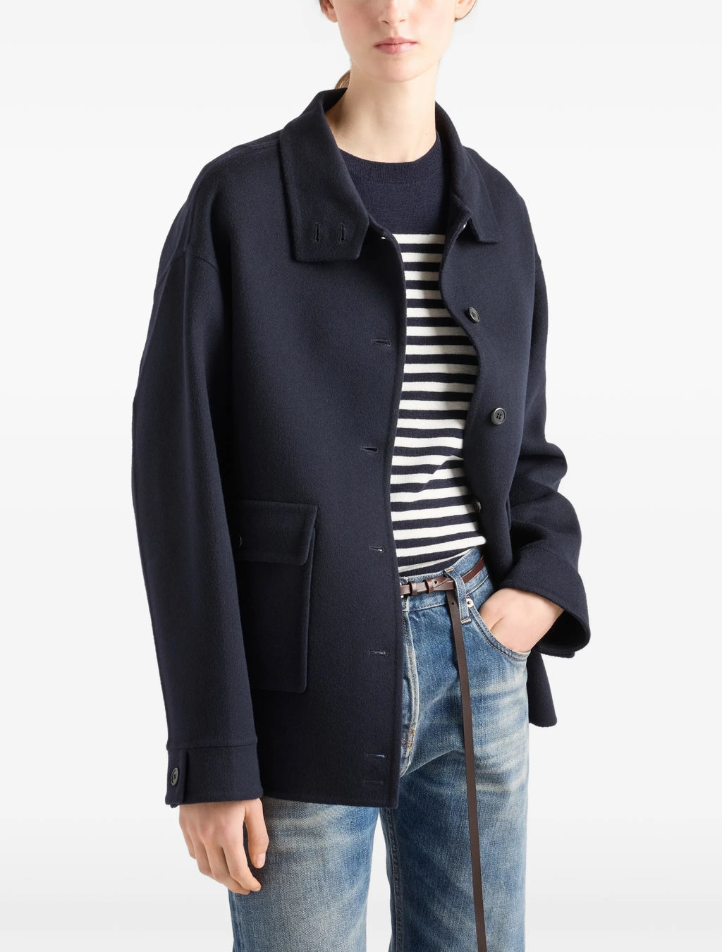 Winniemodo,Winniemodony,Prada P24Z2QSOOO19IH,Prada striped ribbed sweater,Prada striped knit sweater,Prada striped sweater wo