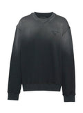 Prada UJL26AS23213BG,Prada sweater dyed,Prada oversized dyed sweater,Prada oversized sweatshirt black,Prada sweater men black
