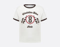 Dior 523T09A4231,Dior 8 print T-shirt,Dior 8 white T-shirt,Dior white T-shirt,Dior womens white T-shirt,Dior white Tee,Dior 8