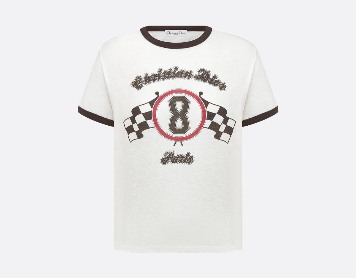 Dior 523T09A4231,Dior 8 print T-shirt,Dior 8 white T-shirt,Dior white T-shirt,Dior womens white T-shirt,Dior white Tee,Dior 8