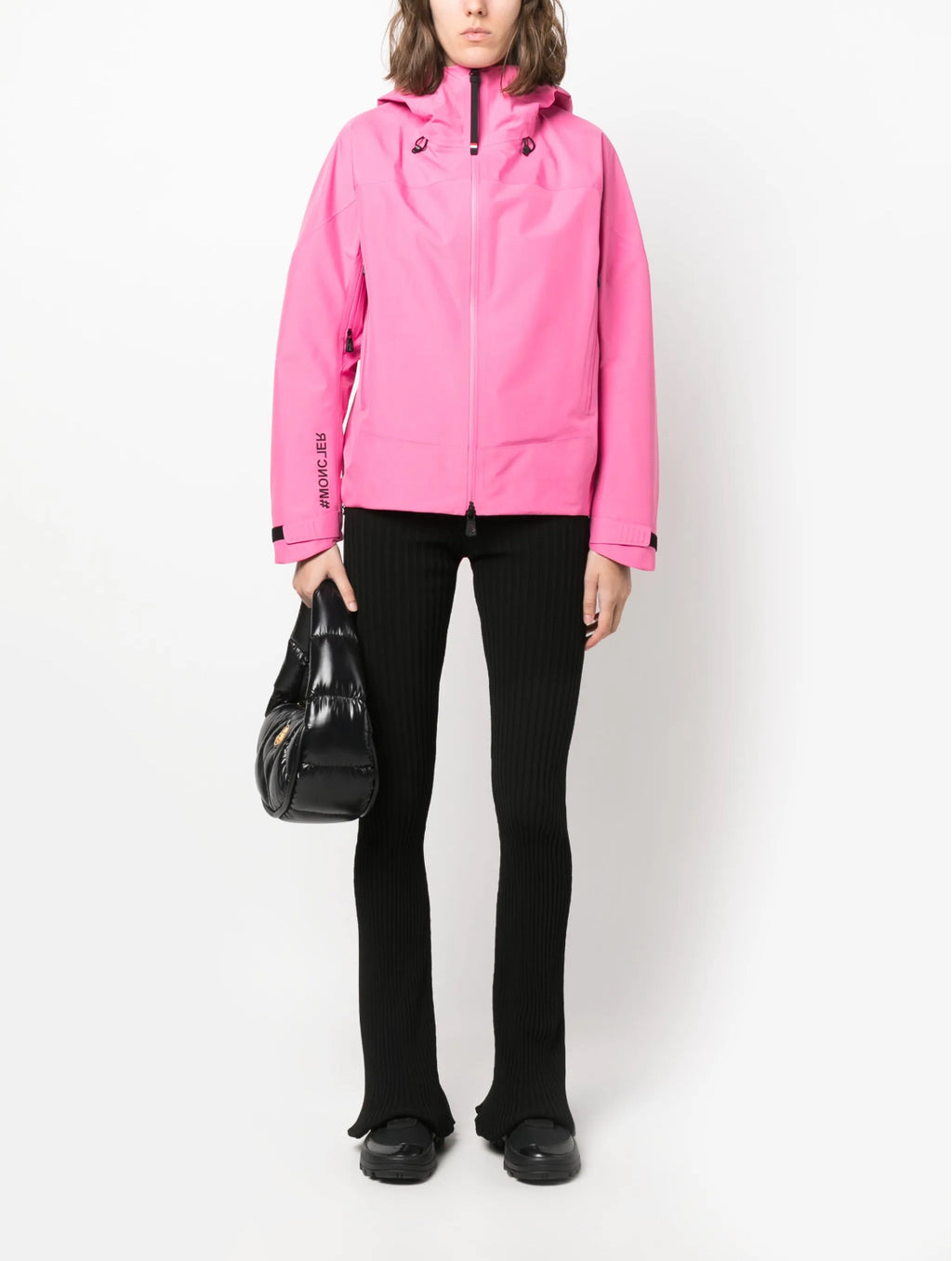 Moncler I20981A00001596Y4,Moncler jacket,Moncler zip up jacket Gote-tex,Moncler jacket women,Moncler jacket pink,Moncler jack