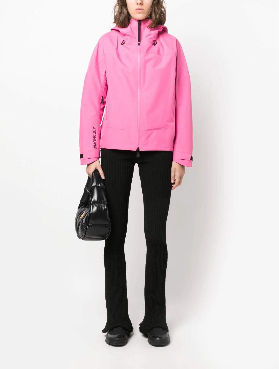 Moncler I20981A00001596Y4,Moncler jacket,Moncler zip up jacket Gote-tex,Moncler jacket women,Moncler jacket pink,Moncler jack