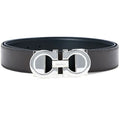 Ferragamo Gancini reversible belt, Ferragamo reversible belt, Ferragamo mens belt, Ferragamo black belt, Ferragamo mens belt