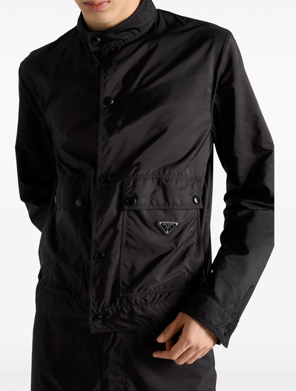 Prada SGC833SOOO1WQ9,Prada re-nylon jacket,Prada black jacket,Prada black jacket mens,Prada black jacket 2025,Prada black jac
