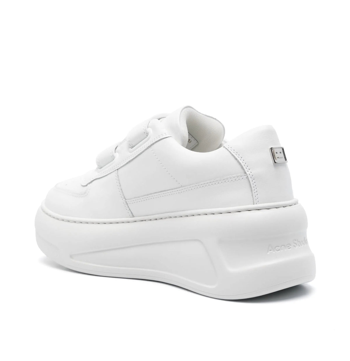 Acne Studios touch strap platform sneakers,Acne Studios Velcro sneaker,Acne Studios Velcro sneaker white,Acne Studios sneaker