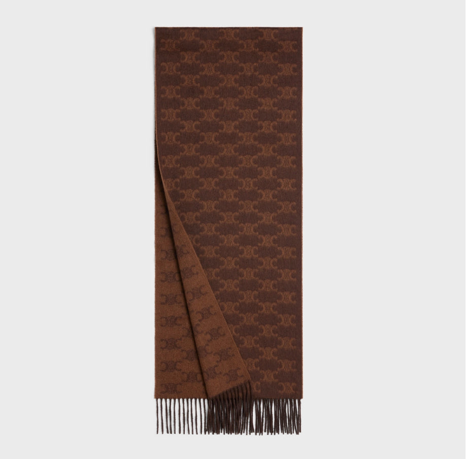 Celine scarf in monogram cashmere