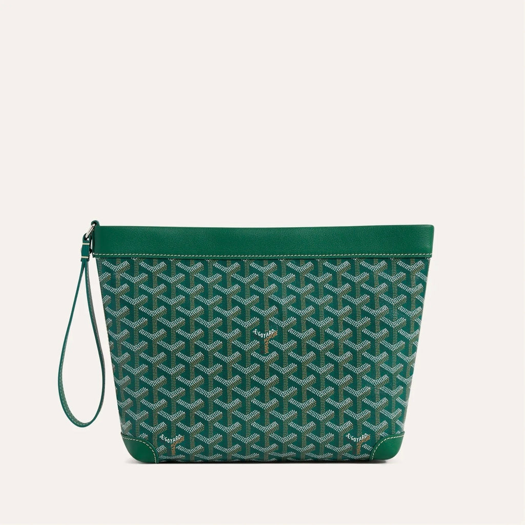 Winniemodo,Winniemodony,Goyard Conti Pouch green,Goyard pouch green,Goyard pouch sale,Goyard clutch green,Goyard clutch sale,
