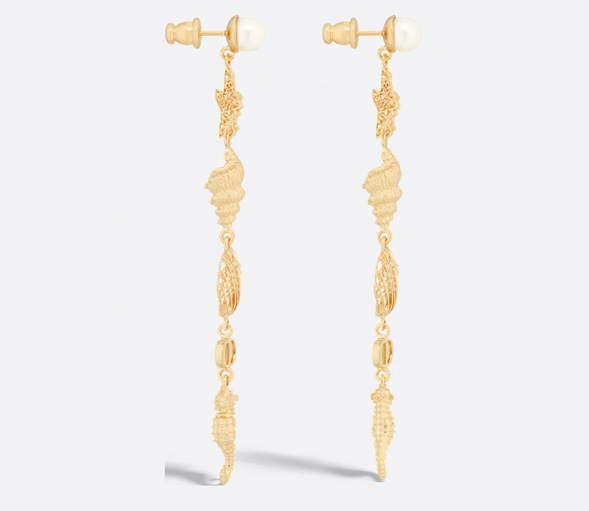 Dior Diorivera cabinet d’Été earrings,Dior seahorse earrings,Dior ocean series earrings,Dior pearls earrings,Dior earrings,Di