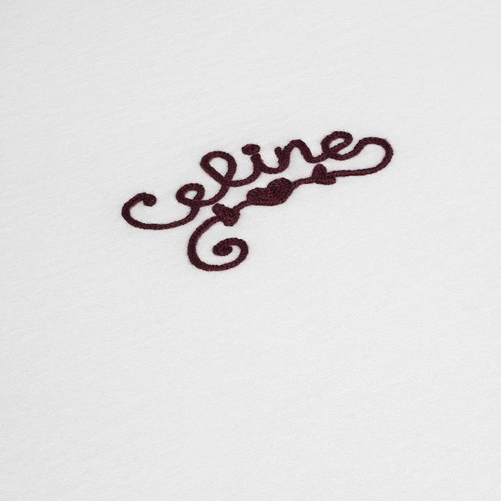 Celine RX0CV507Z.01WX,Winniemodo,Winnie modo,Celine T-shirt in cotton jersey,Celine t-shirt,Celine tee,Celine t-shirt sale,Ce