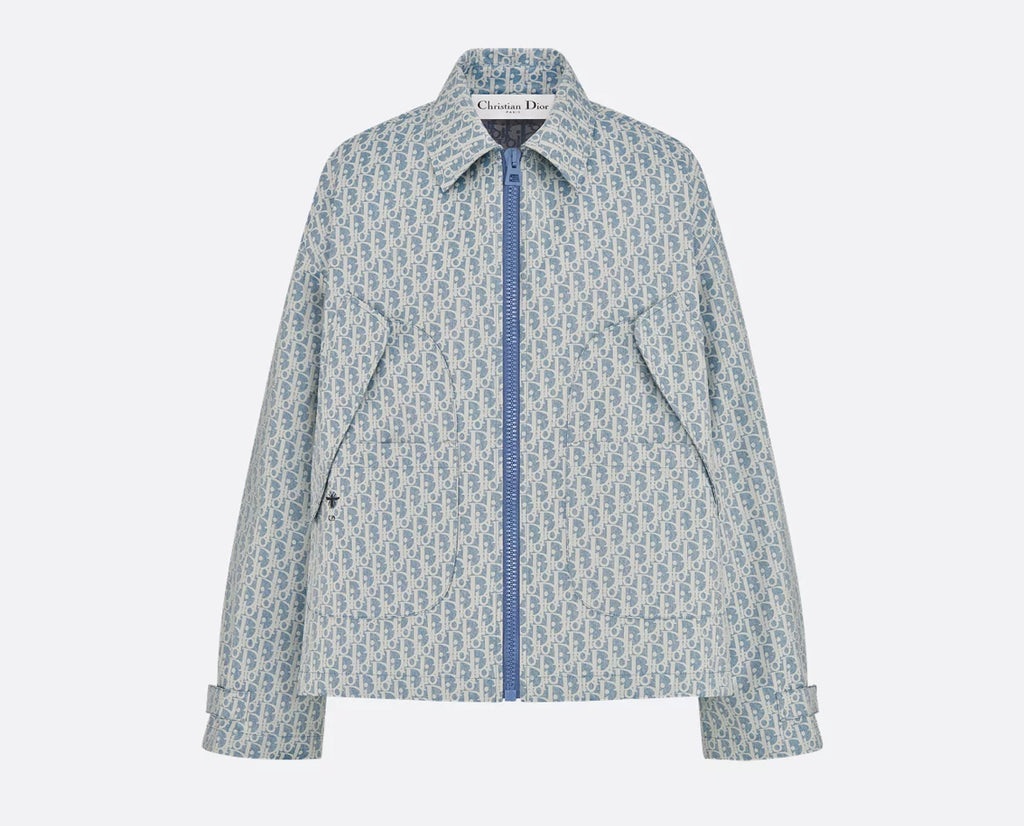 Dior 547C85A2570, Dior Diorivera jacket, Dior monogram jacket, Dior blue monogram jacket, Dior monogram jacket,Dior womens ja