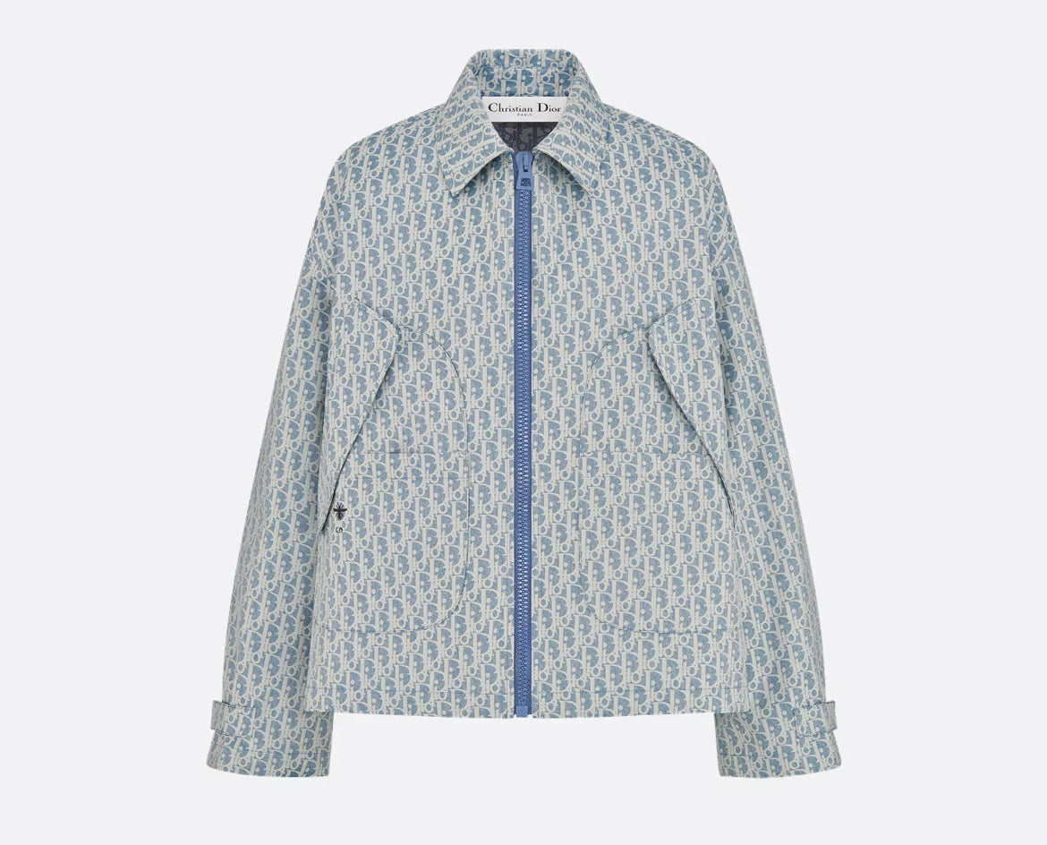 Dior 547C85A2570, Dior Diorivera jacket, Dior monogram jacket, Dior blue monogram jacket, Dior monogram jacket,Dior womens ja
