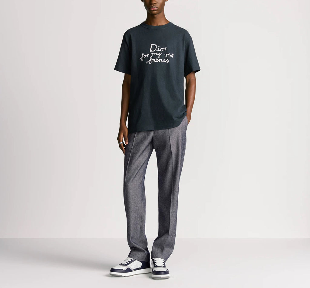 Dior 583J696A0849,Dior Hylton nel,Dior Hylton nel t-shirt, Dior Hylton nel t-shirt white, Dior T-Shirt,Dior T- Shirt mens,Dio