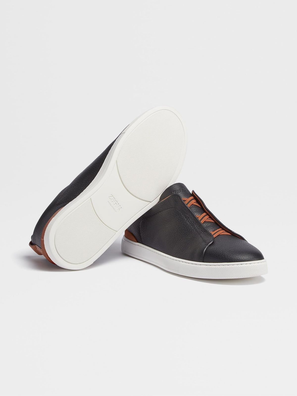 Winniemodo,Winniemodony,Zegna S4661Z,Zegna triple stitch black,Zegan triple stitch black sale,Zegna sneaker mens outlet,Zegna