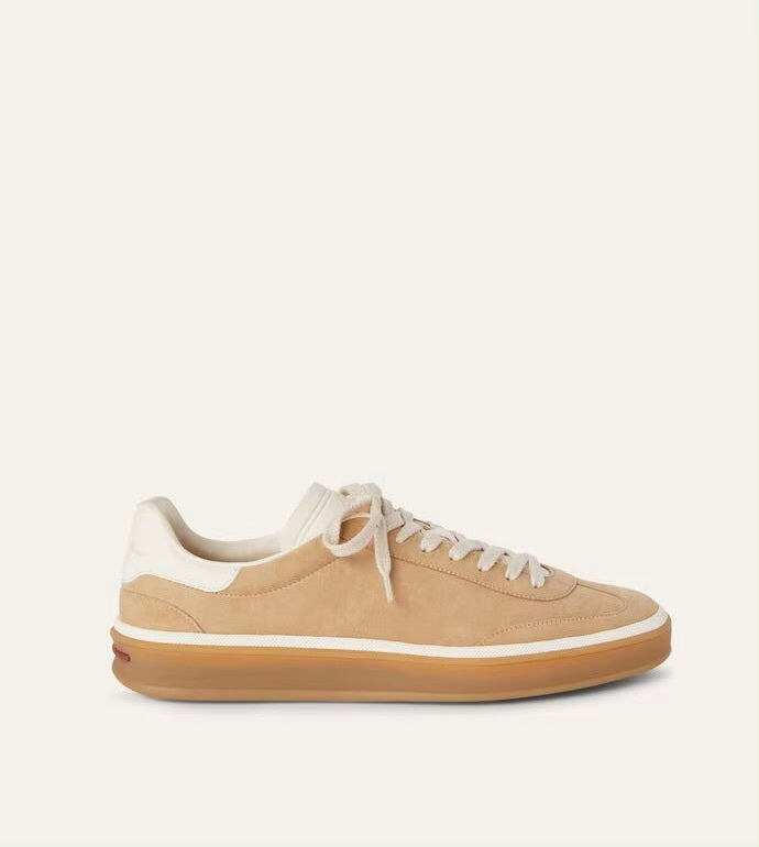 Loro Piana FAO1547,Loro Piana Tennis Walk Sneaker,Loro Piana Tennis Walk,Loro Piana Tennis Walk camel,Loro Piana camel sneake