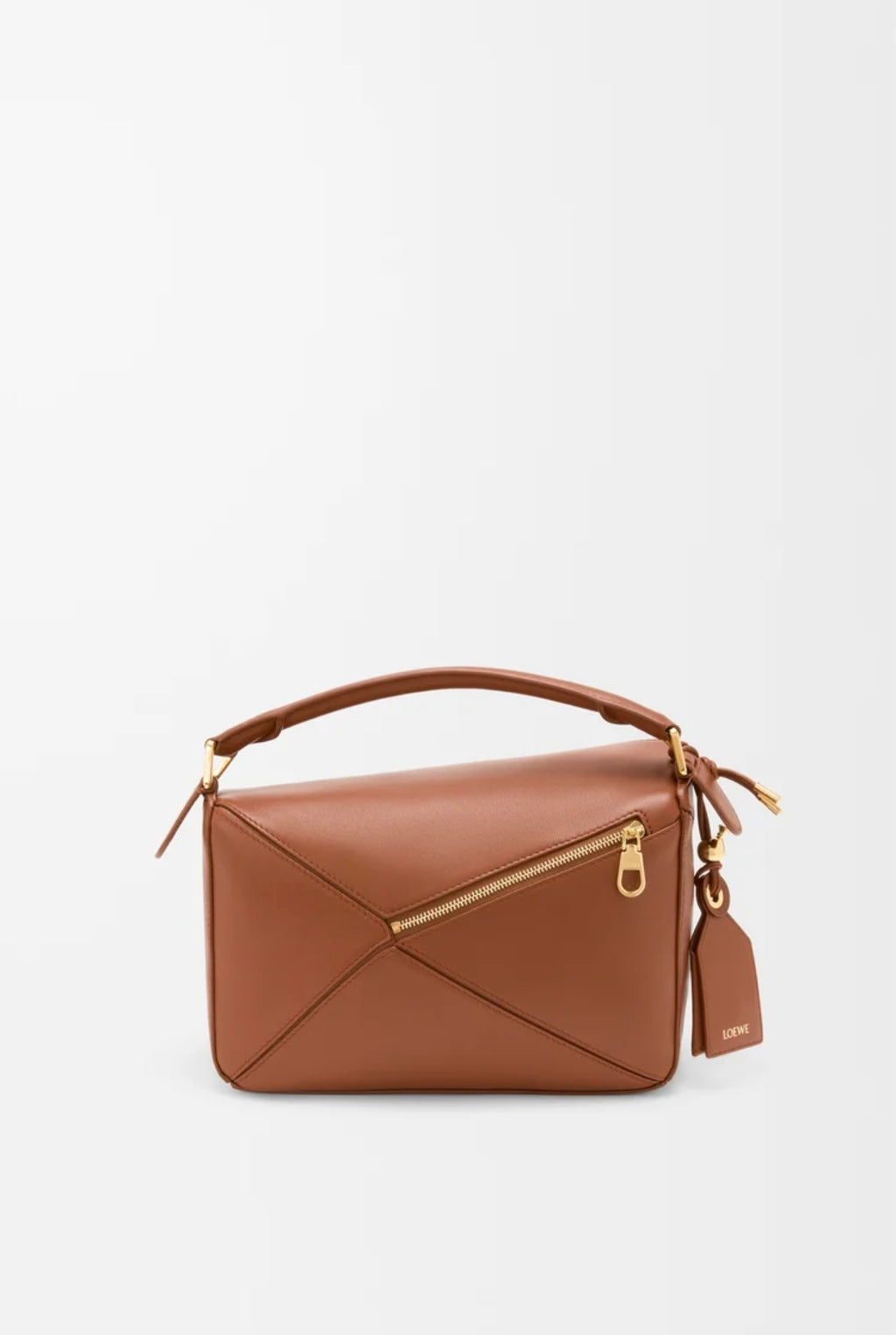 Loewe puzzle bag,Loewe puzzle brown bag,Loewe puzzle bag small,Loewe small featherlight puzzle bag,Loewe bag,Loewe Lambskin p
