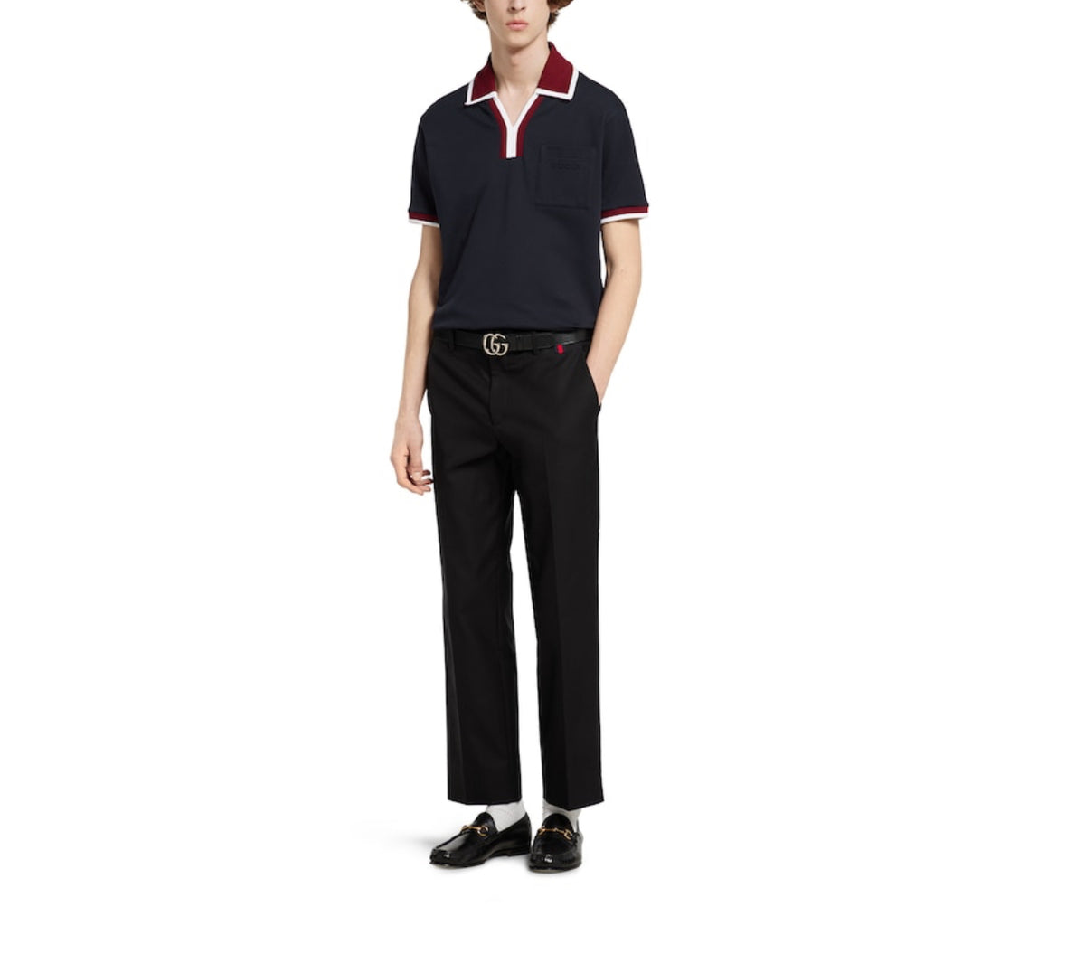 Winniemodo,Winniemodony,Gucci 829434 XJHEF,Gucci cotton polo shirt,Gucci polo shirt men,Gucci polo shirt women,Gucci polo shi