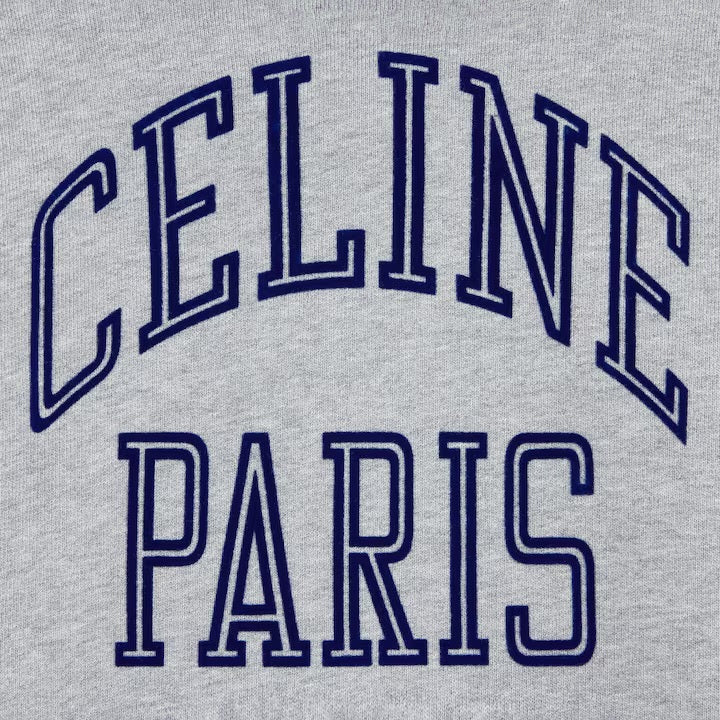 Winniemodo,Winnie modo,Celine RY0KI345F.09SH,Celine loose hoodie,Celine hoodie,Celine hoodie sale,Celine hoodie grey,Celine h
